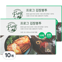 프로그 김장봉투 중형 10포기용 10매, 중형(약10포기), 10개
