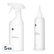 생활공작소 뿌리는 곰팡이 제거제 750ml + 겔 곰팡이 제거제 300ml, 5세트