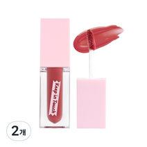 키핀터치 젤리 립 플럼퍼 틴트, 로제, 3.5g, 2개