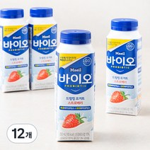 매일바이오 드링킹 요거트 딸기, 250ml, 12개