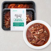 한돈 매콤한 제육 볶음 800g + 한돈 간장맛 불고기 800g 세트, 1세트