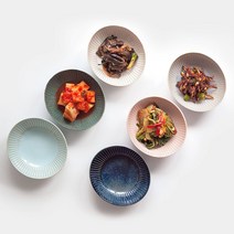 니코트 Everyday collection 볼접시 6종 세트, 1세트, 접시 6종