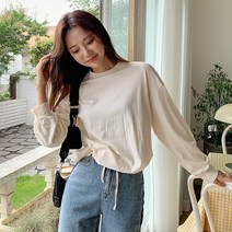 엔비룩 여성용 메이 스트링 티셔츠