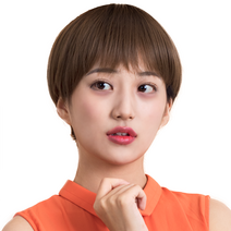 론 통가발 135g + 가발망, 콜드브라운, 1개