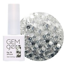 아이빛 네일아트 젬젤 컬러 젤네일 10ml, 79 실버모음대, 1개