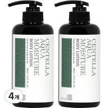 에이플비 센텔라 아쿠아 수분 바디로션, 500ml, 4개