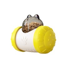 리스펫 강아지 먹뱉 곰돌이 노즈워크 장난감, 옐로우, 1개