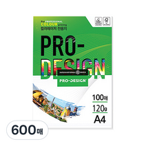 삼은파트너스 칼라레이저전용지 ProDesign 120g, A4, 600매