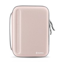 탐탁 A06 멀티스토리지 태블릿 하드 케이스 파우치, 베이비핑크