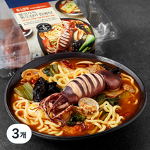 홈스토랑 불맛가득 통오징어 짬뽕탕 밀키트, 770g, 3개