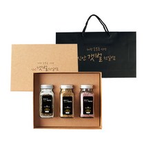 해광손봉훈신안갯벌 솔트 레인보우 세트 + 쇼핑백, 3종, 1세트
