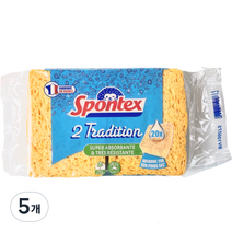 스폰텍스 드라이 셀룰로스 스펀지 2 트레디션 82 x 60 x 27 mm, 2개, 5개