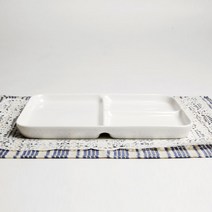 [벨루즈카사] 직사각삼절식판, 1개