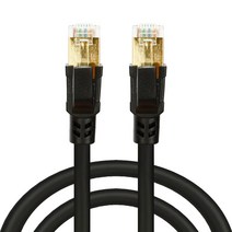 칼론 CAT8E 랜케이블 2M KL-SFTP8-2M, 블랙, 1개