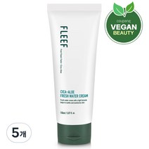 플리프 남성용 시카 알로에 프레쉬 약산성 수분크림, 150ml, 5개
