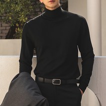 맨타임 BLQ 부드러운 캐시 울 폴라 상의