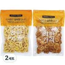 바나나칩 400g + 구운 바나나칩 400g 세트, 2세트