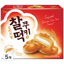 청우식품 찰떡쿠키 오리지날 12p, 258g, 5개