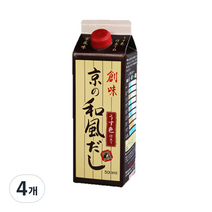 소미 간사이풍 만능쯔유 쿄노와후다시, 500ml, 4개