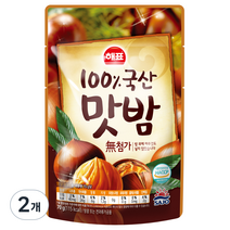 해표 100% 국산 맛밤, 70g, 2개