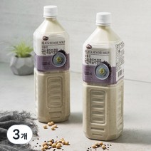 맑은물에 참좋은 국산 흑임자 콩물, 1L, 6개