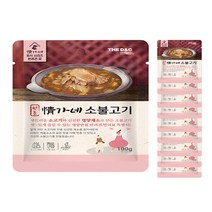 더독 강아지 정가네 소불고기 파우치, 10개