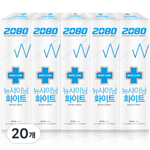 2080 덴탈크리닉 뉴샤이닝 화이트 치약, 140g, 20개