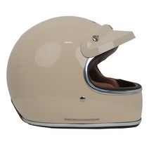 칼글로스 그링고 스타일 풀페이스 헬멧, 빈티지 화이트