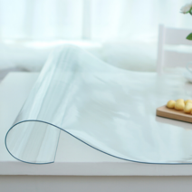 [테이블실리콘매트] 올준 PVC 유리대용 식탁매트, 투명, 가로세로(120 x 80cm)/두께 (1mm)