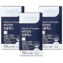 데일리원 비타민B 컴플렉스, 60정, 3통