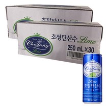 일화 초정탄산수 라임(탄산음료) 250ml, 60개