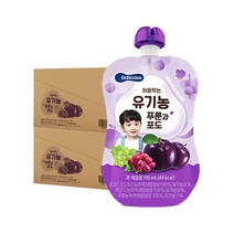 베베쿡 처음먹는 유기농 푸룬과 포도 야채주스, 20개