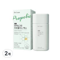 닥터린 WCS 면역 & 그린 프로폴리스 맥스 90g, 60정, 2개