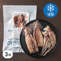 해선생 포항시 인증 손질 통오징어 (냉동), 280g(2미), 3개