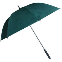 티욘드 암막 초발수코팅 골프 자동 장우산, 그린/로고형 TYGR-01