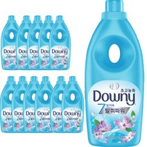 다우니 탈취파워 레몬그라스와 라일락 초고농축 섬유유연제 본품, 1.05L, 12개