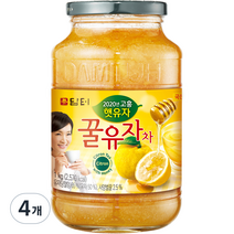 담터 꿀유자차, 1kg, 4개