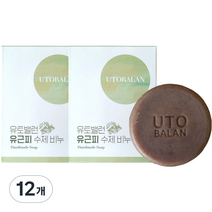 유토밸런 유근피 수제비누, 12개, 85g
