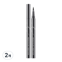메리쏘드 릴엣지 펜라이너 아이라이너 0.4g, 블랙, 2개