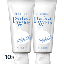 센카 퍼펙트 휩 화이트 클레이, 120g, 10개