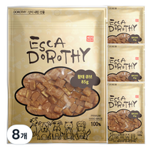 에스카도로시 국내산 수제 애견간식, 황태큐브 맛, 85g, 8개
