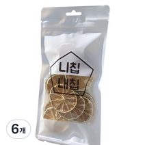 니칩내칩 건조 라임 과일칩, 20g, 6개