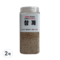 대한농산 통에담은 참깨, 2개, 650g