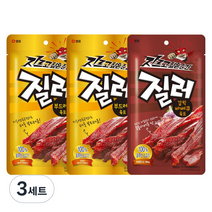 질러 부드러운 육포 70g x 2p + 갈릭바베큐 육포 70g, 3세트