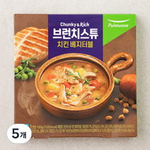 풀무원 브런치스튜 치킨 베지터블, 180g, 5개