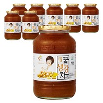 꽃샘 꿀 생강차, 1kg, 8개입