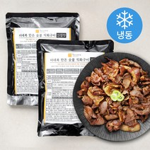 더대복 한돈 숯불 직화구이 간장맛 (냉동), 2팩, 200g