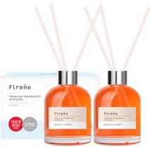 플렌느 NEW 방향제 실내용 디퓨저 200ml + 스틱 10p, 블랙체리, 2개