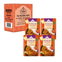 티아시아키친 스파이시 비프 마살라 커리, 170g, 4개