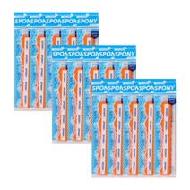 스포니 배드민턴 소프트핏 오버그립 N-1000 15p, 오렌지